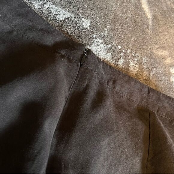 Black Fringe Mini Skirt - Picture 8 of 10